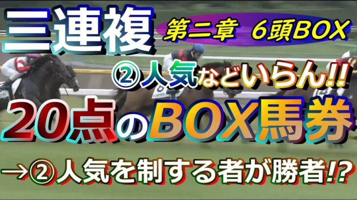 【競馬検証】三連複BOXで②人気外して上手に回収率100%超える馬券を検証してみたｗ